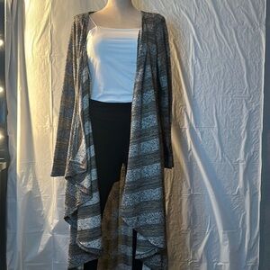 Yummy Plus Duster Cardigan